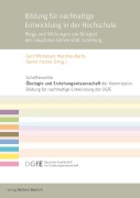 Cover-Bild zum Titel 'Bildung für nachhaltige Entwicklung in der Hochschule' von ''