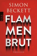 Cover-Bild zum Titel 'Flammenbrut' von 'Simon Beckett'