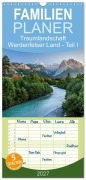 Cover-Bild zum Titel 'Familienplaner 2027 - Traumlandschaft Werdenfelser Land - Teil I mit 5 Spalten (Wandkalender, 21 x 45 cm) CALVENDO' von 'Erhard Hess'