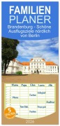 Familienplaner 2026 - Brandenburg - Schöne Ausflugsziele nördlich von Berlin mit 5 Spalten (Wandkalender, 21 x 45 cm) CALVENDO - Gisela Kruse