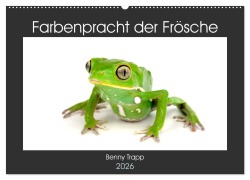 Cover-Bild zum Titel 'Farbenpracht der Frösche (Wandkalender 2026 DIN A2 quer), CALVENDO Monatskalender' von 'Benny Trapp'