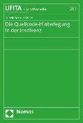 Cover-Bild zum Titel 'Die Quellcode-Hinterlegung in der Insolvenz' von 'Isabelle Vossius-Köbel'