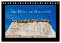 Steinbilder und Skupturen (Tischkalender 2025 DIN A5 quer), CALVENDO Monatskalender - Rolf Dietz