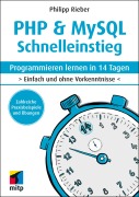 Cover-Bild zum Titel 'PHP & MySQL Schnelleinstieg' von 'Philipp Rieber'