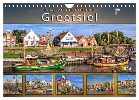 Reise an die Nordsee - Greetsiel (Wandkalender 2024 DIN A4 quer), CALVENDO Monatskalender - Peter Roder