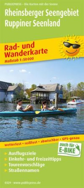 Rheinsberger Seengebiet - Ruppiner Land 1:50 000 - 