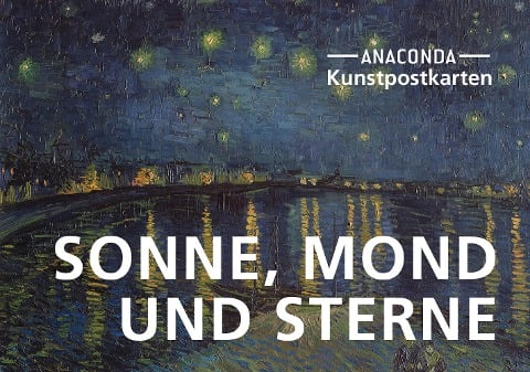 Postkarten-Set Sonne, Mond und Sterne - 