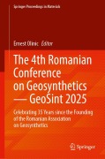 Cover-Bild zum Titel 'The 4th Romanian Conference on Geosynthetics - GeoSint 2025' von ''