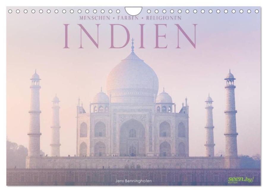 Indien: Menschen ¿ Farben ¿ Religionen (Wandkalender 2026 DIN A4 quer), CALVENDO Monatskalender - Jens Benninghofen