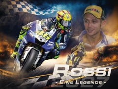 Cover-Bild zum Titel 'Rossi - eine Legende Artwork Edition Kalender 2027' von 'Susanne Pommer, Frank Pommer'