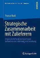 Strategische Zusammenarbeit mit Zulieferern - Thomas Clauß