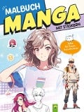 Extra dickes Manga-Malbuch mit Stickern zum Kreativsein und Entspannen für alle Manga-Fans! - Schwager & Steinlein Verlag