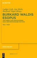 Burkard Waldis: Esopus - 