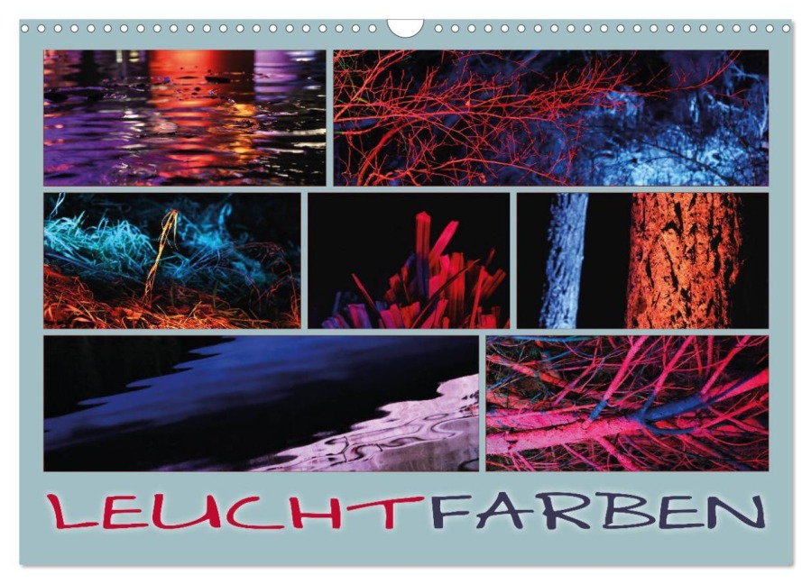 Leuchtfarben (Wandkalender 2026 DIN A3 quer), CALVENDO Monatskalender - Kathrin Sachse
