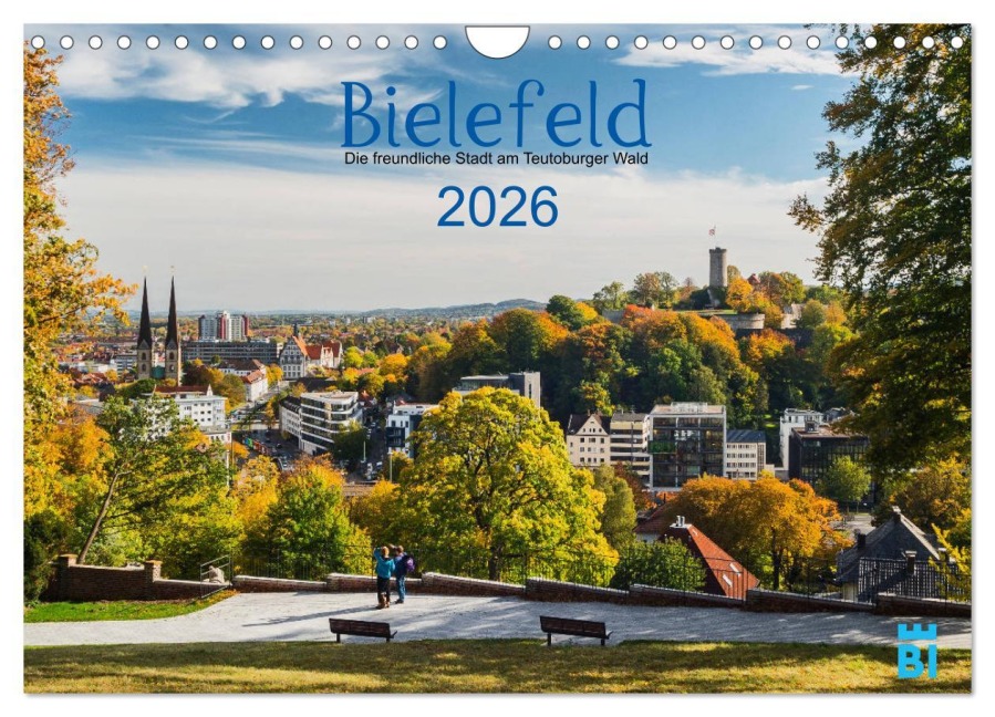 Bielefeld - Die freundliche Stadt am Teutoburger Wald (Wandkalender 2026 DIN A4 quer), CALVENDO Monatskalender - Wolf Kloss