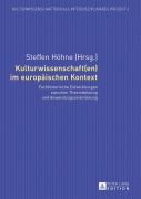 Cover-Bild zum Titel 'Kulturwissenschaft(en) im europäischen Kontext' von ''