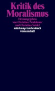 Cover-Bild zum Titel 'Kritik des Moralismus' von ''