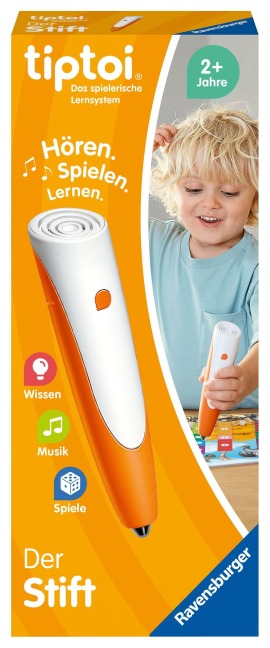 Ravensburger tiptoi Stift 00110 - Das audiodigitale Lern- und Kreativsystem, Lernspielzeug für Kinder ab 2 Jahren - Der Stift - 
