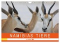 Namibias Tiere - wild im Bild (Wandkalender 2024 DIN A4 quer), CALVENDO Monatskalender - Brigitte Franke-Kunz