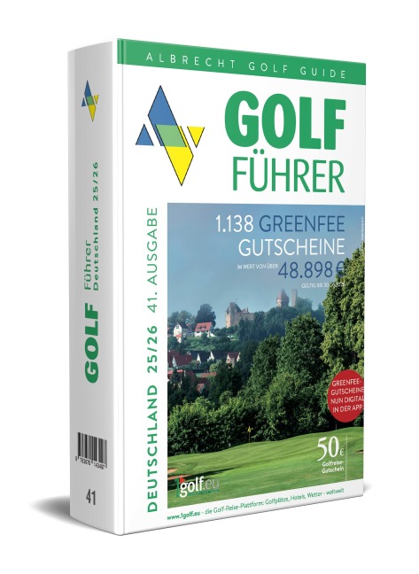 Albrecht Golf Führer Deutschland 25/26 inklusive Greenfee Gutscheinen - Thomas Mayr