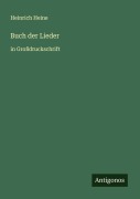 Cover-Bild zum Titel 'Buch der Lieder' von 'Heinrich Heine'