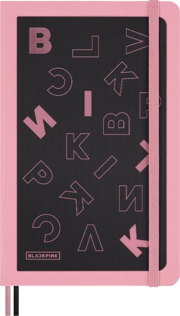 Moleskine X Blackpink 18 Monate Wochen-NotizKalender limitierte Ausgabe L/A5, 1 Wo = 1 Seite, fester Einband - 