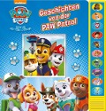 Geschichten von der PAW Patrol - Vorlese-Pappbilderbuch mit 10 lustigen Geräuschen für Kinder ab 3 Jahren - 