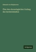 Cover-Bild zum Titel 'Über den chronologischen Umfang des Dachsteinkalkes' von 'Edmund von Mojsisovics'