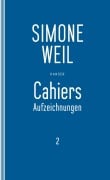 Cover-Bild zum Titel 'Cahiers 2' von 'Simone Weil'