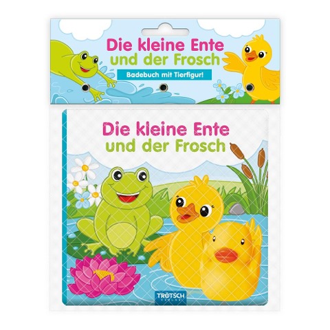 Trötsch Badebuch mit Tierfigur Die kleine Ente und der Frosch - 