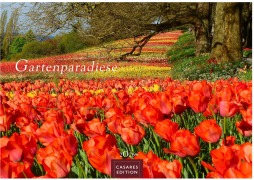 Cover-Bild zum Titel 'Gartenparadiese Kalender 2026 - Wandkalender | Fotokalender Landschaft S 24x35cm' von ''