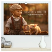 Cover-Bild zum Titel 'Kleine Herzen, Große Liebe: Ein Jahr voller Freude und Entzücken (hochwertiger Premium Wandkalender 2026 DIN A2 quer), Kunstdruck in Hochglanz' von 'Artefacti Artefacti'