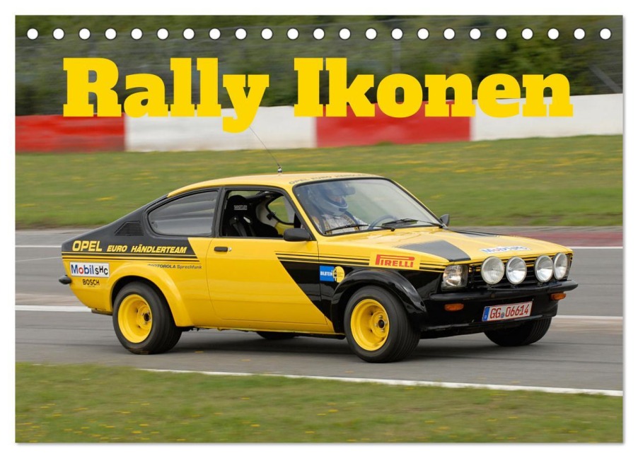 Rally Ikonen (Tischkalender 2026 DIN A5 quer), CALVENDO Monatskalender - Insideportugal Insideportugal