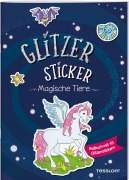 Cover-Bild zum Titel 'Glitzer-Sticker Malbuch. Magische Tiere' von ''
