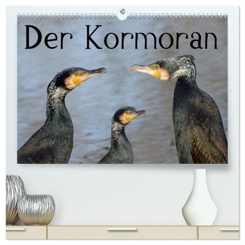 Der Kormoran (hochwertiger Premium Wandkalender 2024 DIN A2 quer), Kunstdruck in Hochglanz - Rufotos Rufotos