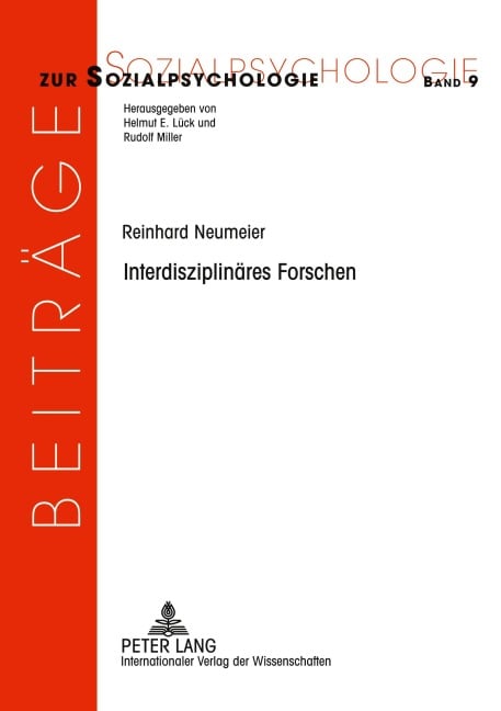Interdisziplinäres Forschen - Reinhard Neumeier