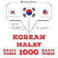 1000 essential words in Malay - Jm Gardner