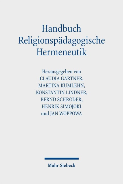 Handbuch Religionspädagogische Hermeneutik - 