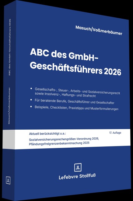 ABC des GmbH-Geschäftsführers 2026 - Andreas Masuch, Jan Voßmerbäumer