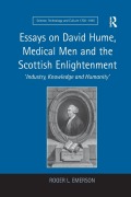 Cover-Bild zum Titel 'Essays on David Hume, Medical Men and the Scottish Enlightenment' von 'Roger L. Emerson'
