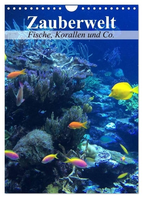 Zauberwelt. Fische, Korallen und Co. (Wandkalender 2025 DIN A4 hoch), CALVENDO Monatskalender - Elisabeth Stanzer