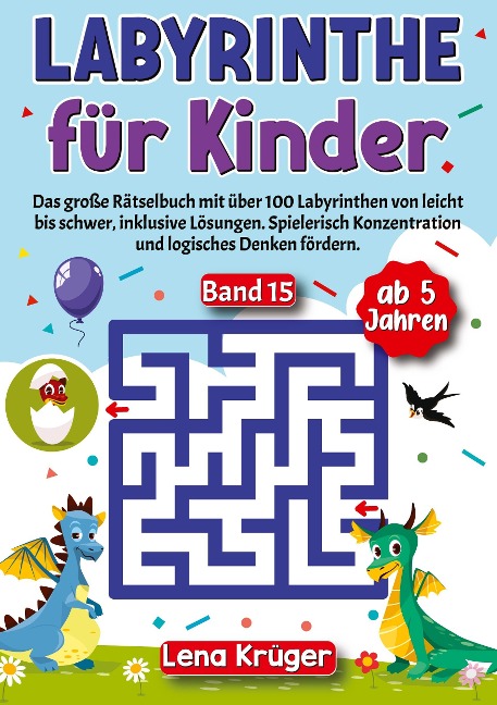 Labyrinthe für Kinder ab 5 Jahren - Band 15 - Lena Krüger
