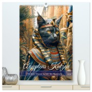 Cover-Bild zum Titel 'Ägyptens Katzen - Göttliche Eleganz im Stile der Pharaonen (hochwertiger Premium Wandkalender 2026 DIN A2 hoch), Kunstdruck in Hochglanz' von 'Anja Frost'