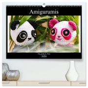 Amigurumi - Die gehäkelte Welt (hochwertiger Premium Wandkalender 2026 DIN A2 quer), Kunstdruck in Hochglanz - Sven Sommer
