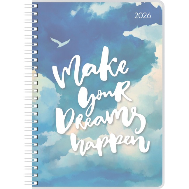 Ladytimer Ringbuch Statement 2026 - Taschen-Kalender A5 (15x21 cm) - Schüler-Kalender - Weekly - Ringbindung - 128 Seiten - Alpha Edition - 
