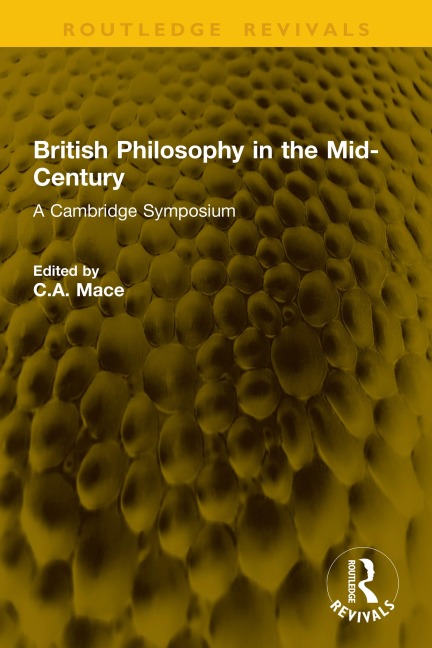 British Philosophy in the Mid-Century - 