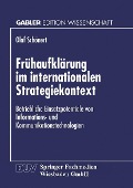 Cover-Bild zum Titel 'Frühaufklärung im internationalen Strategiekontext' von ''