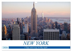 Cover-Bild zum Titel 'New York - 4 Tage unterwegs im Big Apple (Wandkalender 2026 DIN A3 quer), CALVENDO Monatskalender' von 'Markus Dorn'