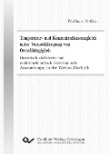 Temperatur- und Konzentrationsausgleich unter Vernachlässigung von Ortsabhängigkeit - 