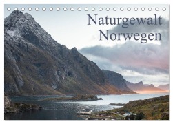Cover-Bild zum Titel 'Naturgewalt Norwegen (Tischkalender 2026 DIN A5 quer), CALVENDO Monatskalender' von 'van de Loo, Moritz Marco Gröne'